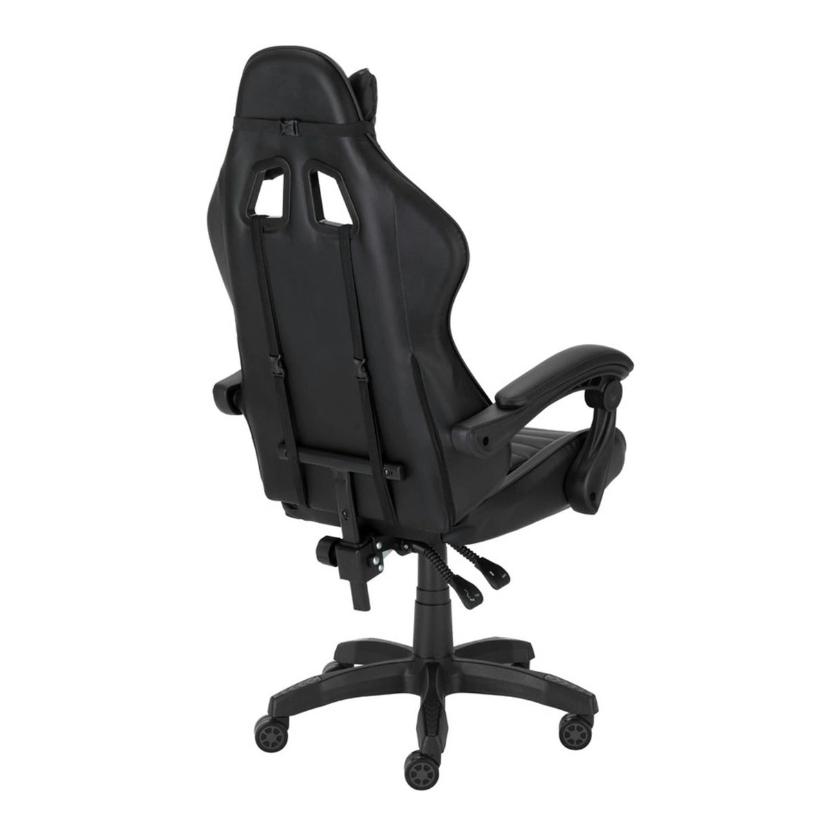 Scaun gaming X-PLAY, negru, piele ecologica, 64x65x123/132 cm