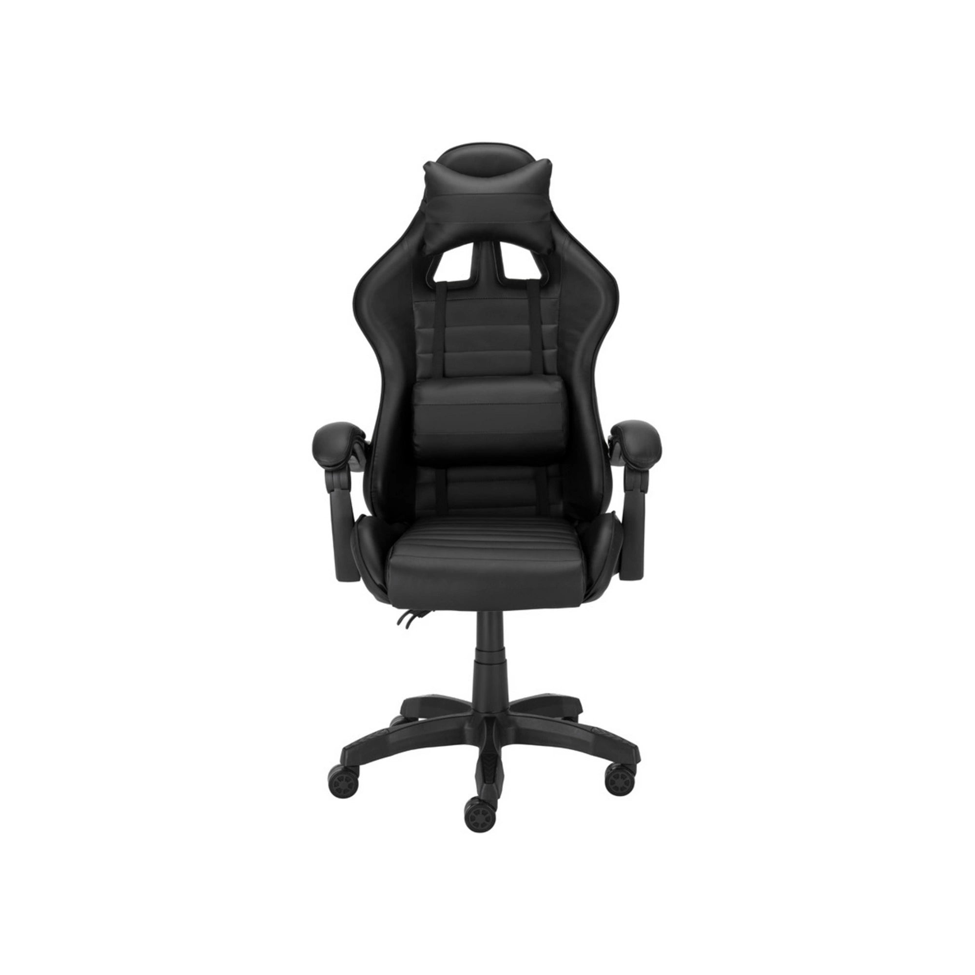 Scaun gaming X-PLAY, negru, piele ecologica, 64x65x123/132 cm