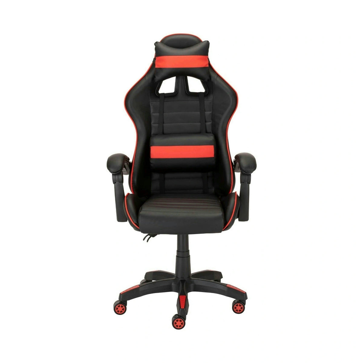Scaun gaming X-PLAY, negru/rosu, piele ecologica, 64x65x123/132 cm