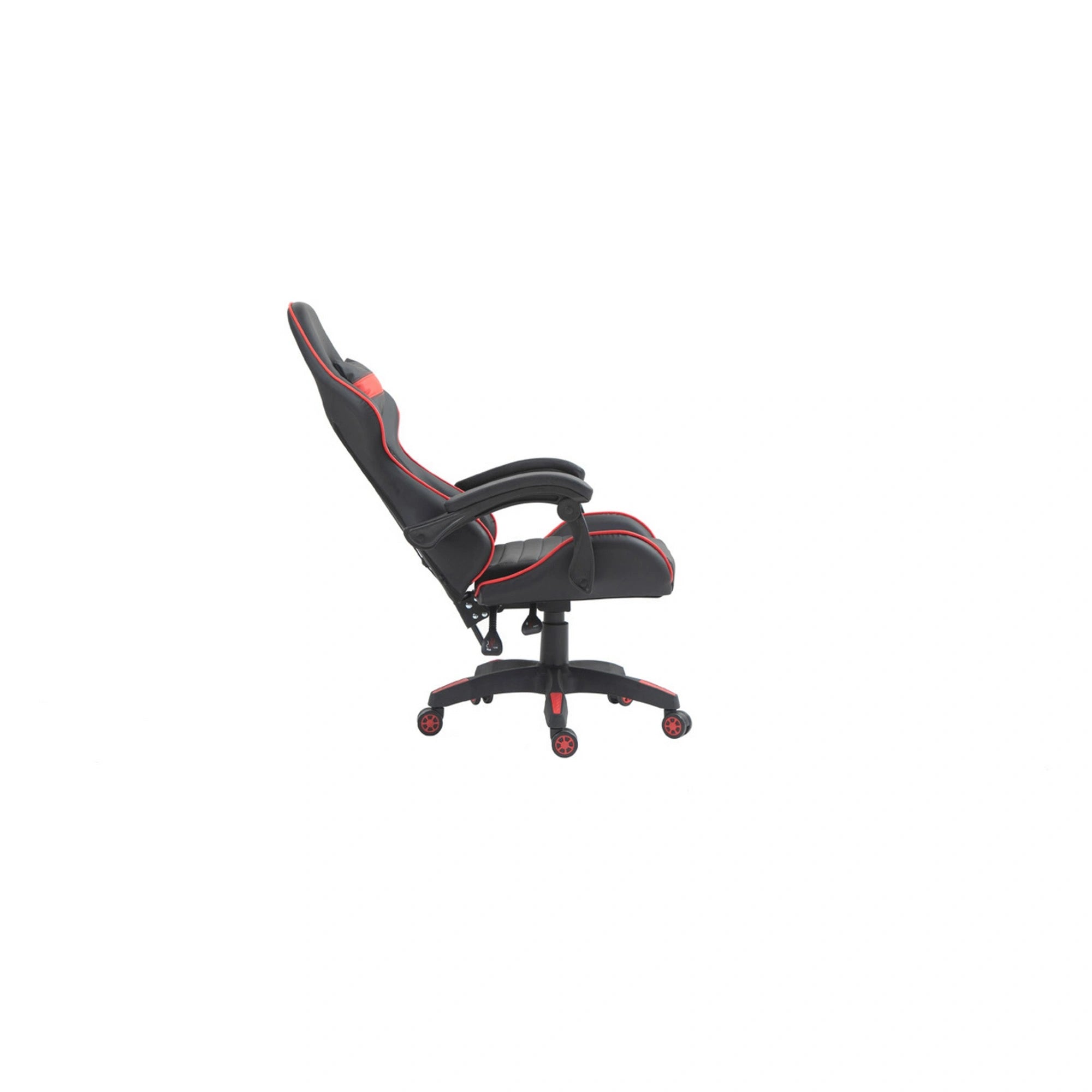 Scaun gaming X-PLAY, negru/rosu, piele ecologica, 64x65x123/132 cm
