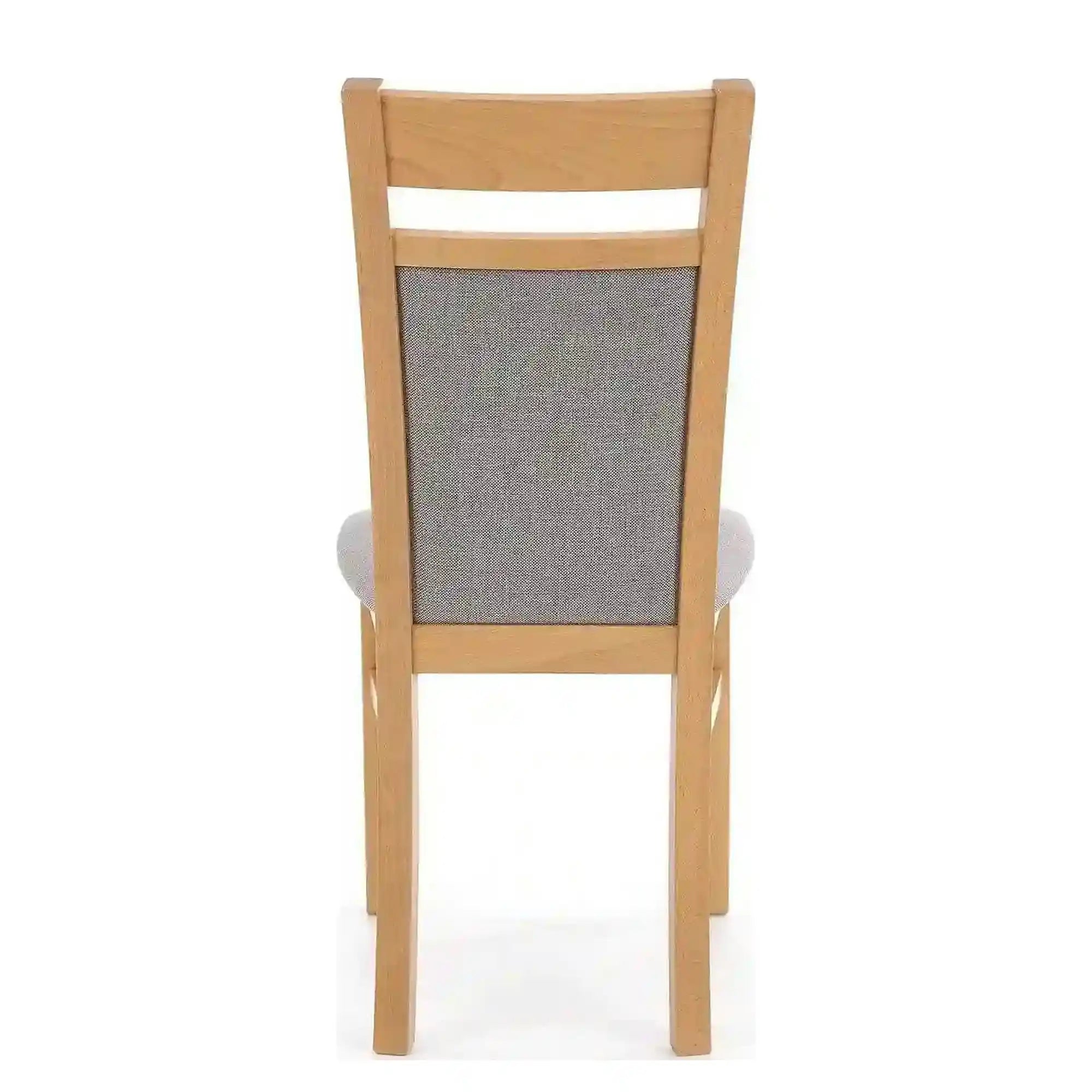 Scaun GERARD 2, gri/stejar honey, stofa clasica/lemn de fag, 44x55x97 cm