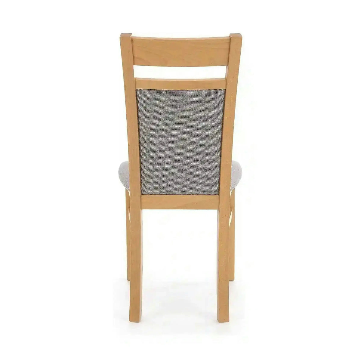 Scaun GERARD 2, gri/stejar honey, stofa clasica/lemn de fag, 44x55x97 cm