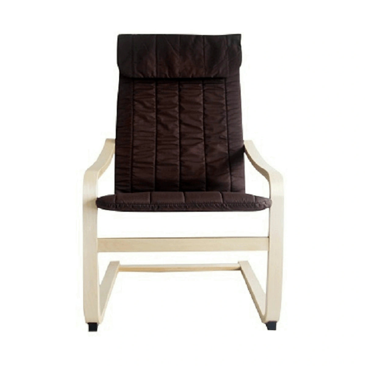 Scaun gradina TORSTEN, maro/bej, material sintetic/lemn de mesteacan, 59x73x99 cm