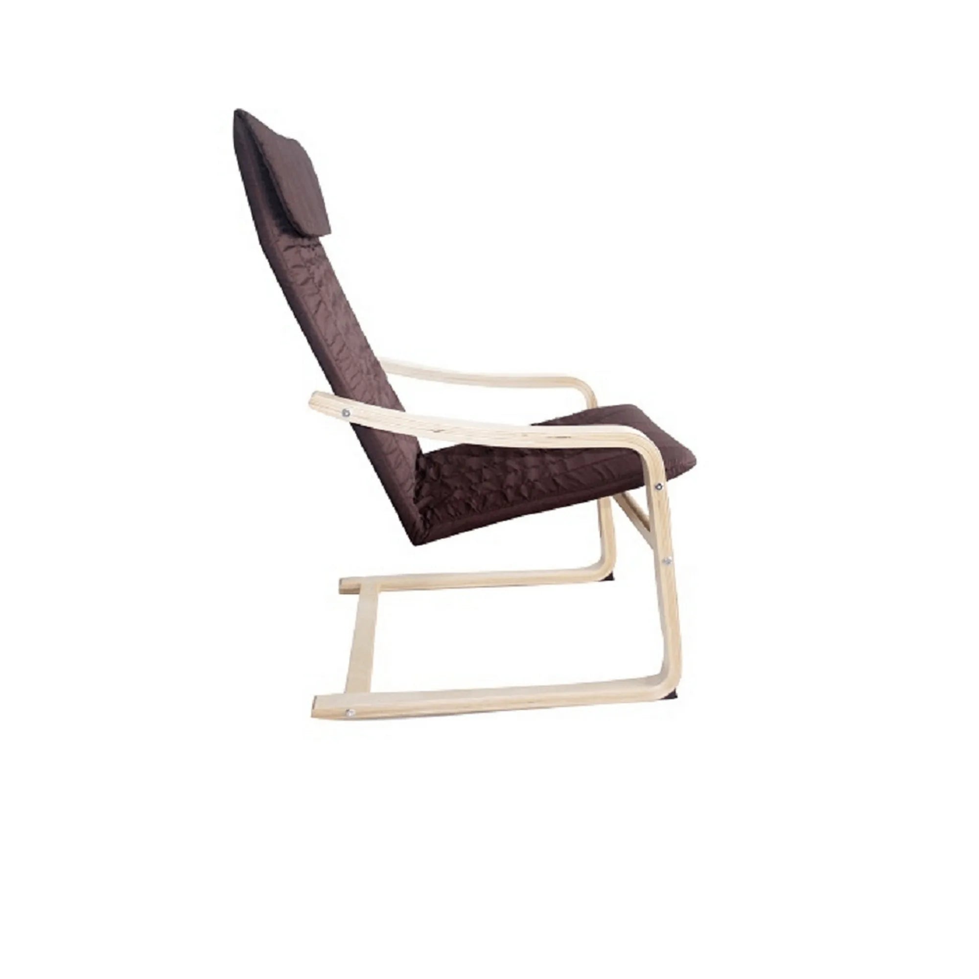 Scaun gradina TORSTEN, maro/bej, material sintetic/lemn de mesteacan, 59x73x99 cm