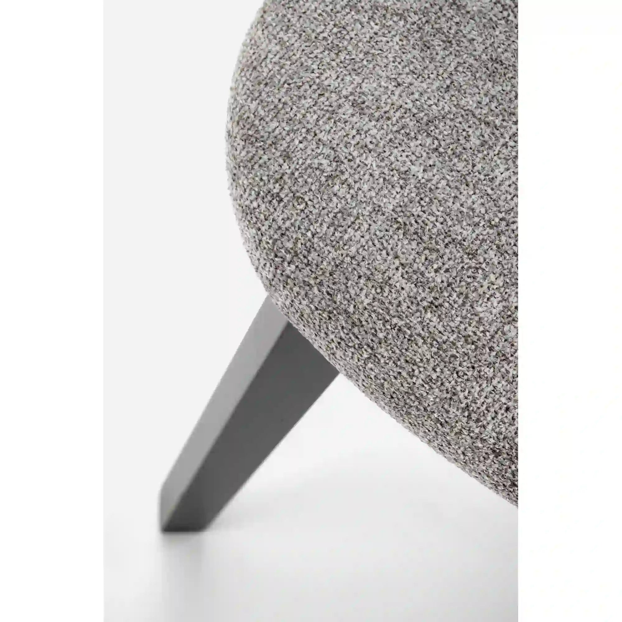 Scaun HYLO, gri/negru, stofa clasica/lemn, 48x55x82 cm