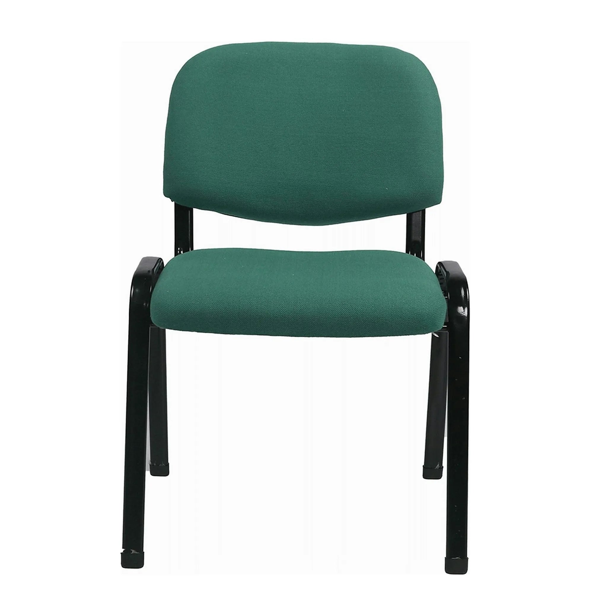 Scaun ISO 2, verde/negru, stofa, 53x55x82 cm