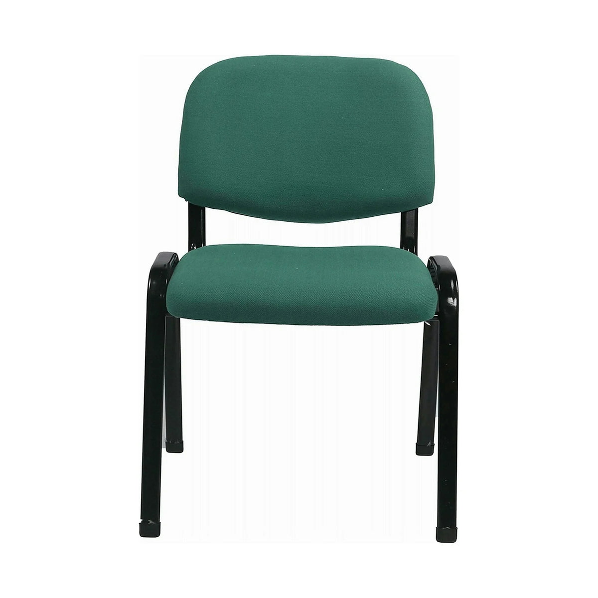 Scaun ISO 2, verde/negru, stofa, 53x55x82 cm