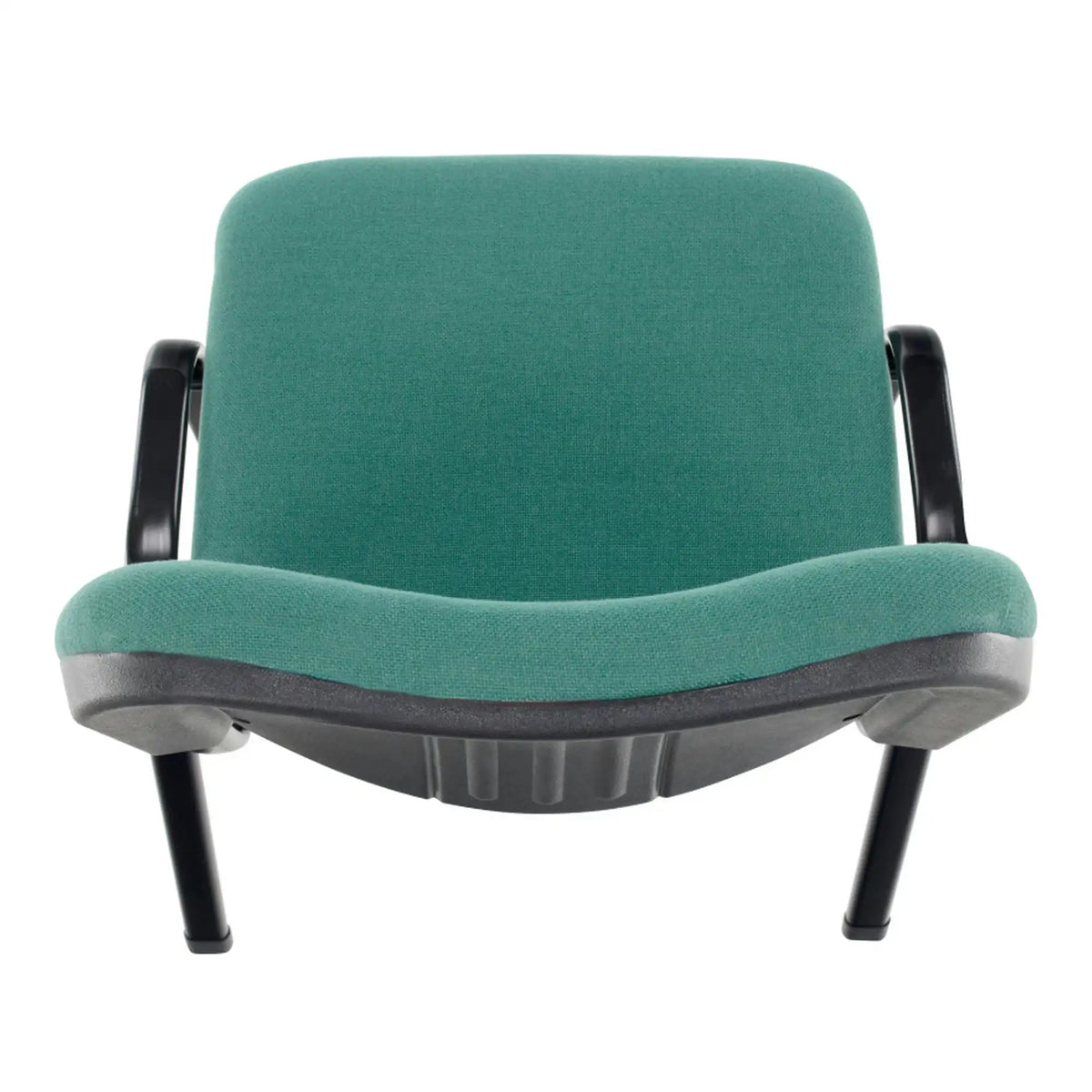 Scaun ISO 2, verde/negru, stofa, 53x55x82 cm