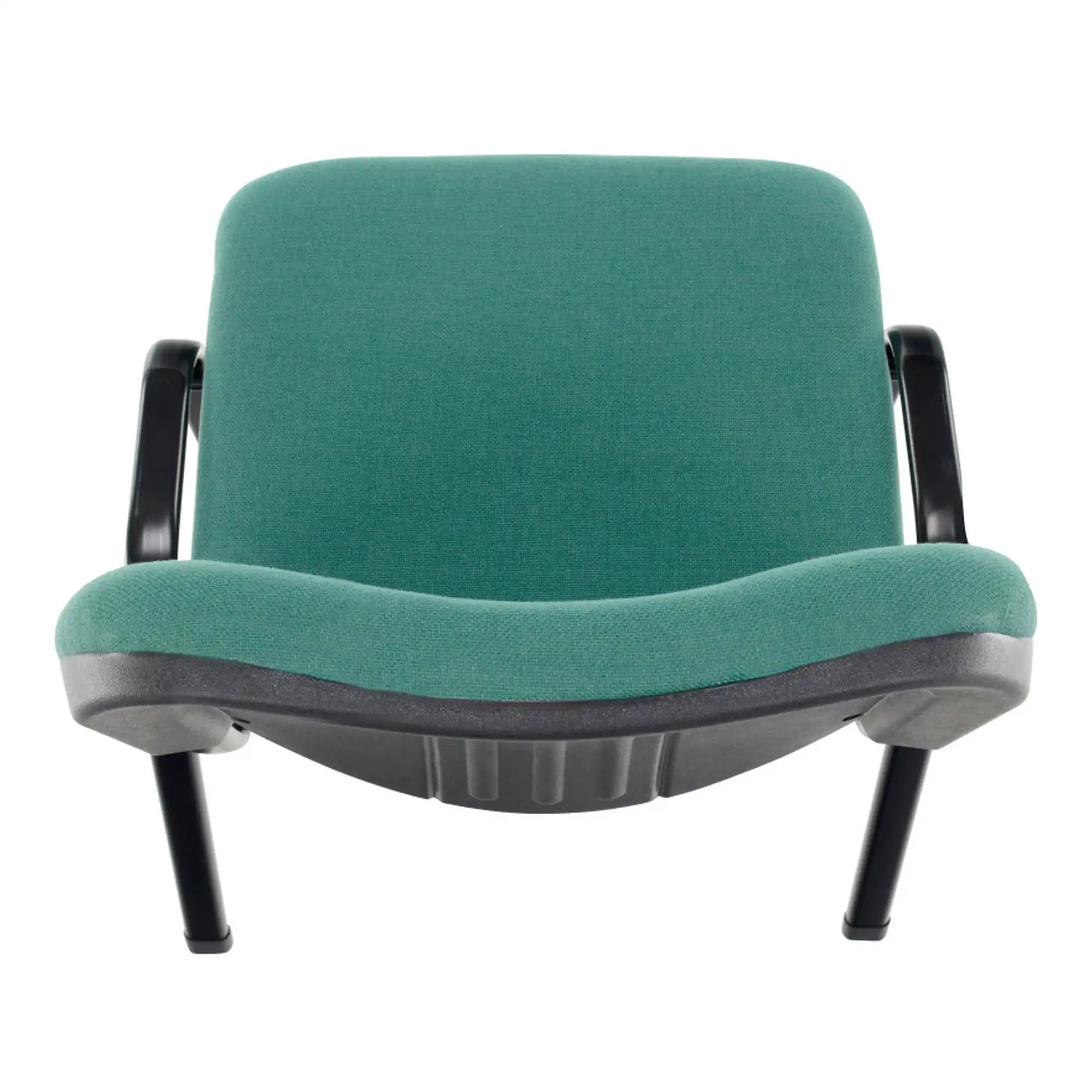 Scaun ISO 2, verde/negru, stofa, 53x55x82 cm