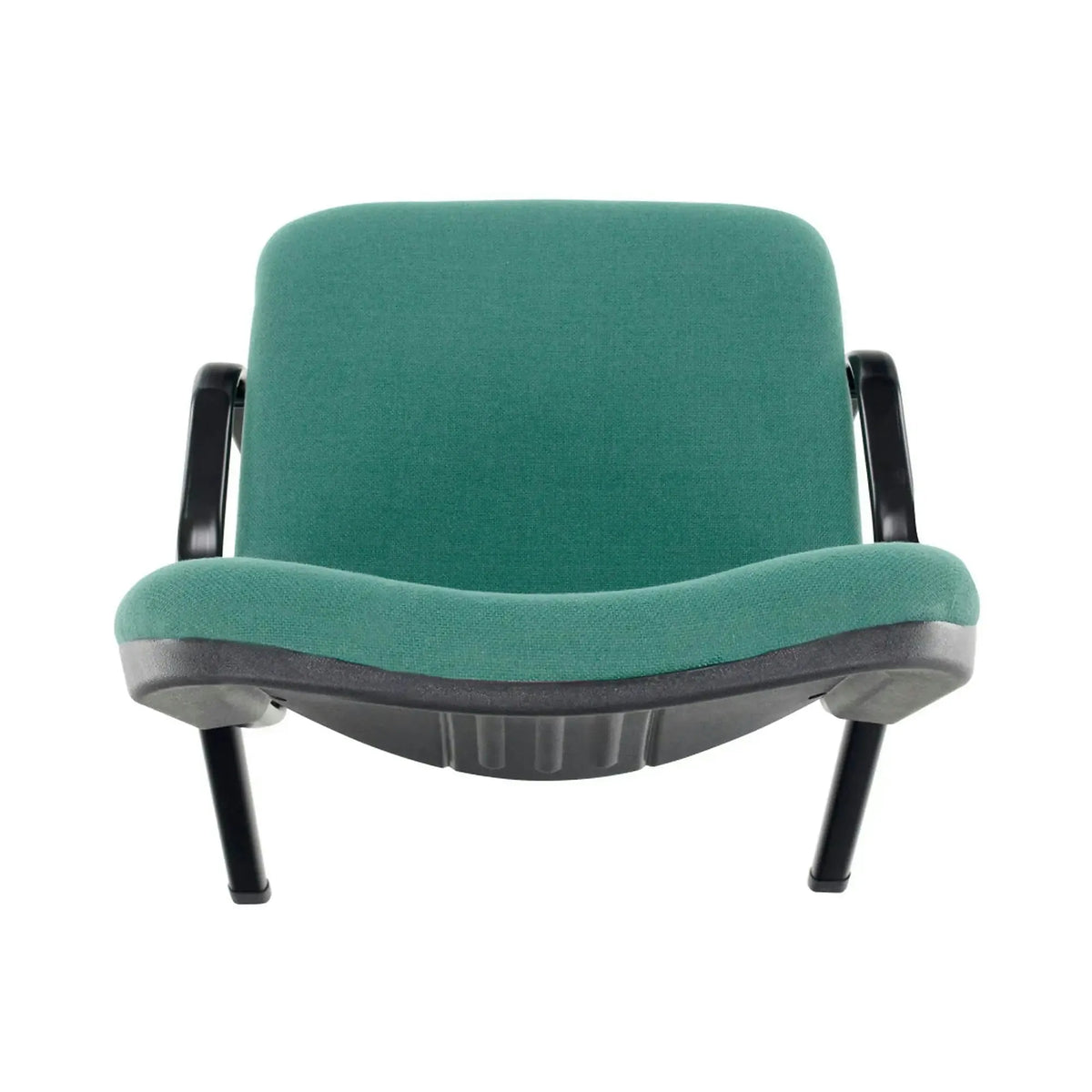 Scaun ISO 2, verde/negru, stofa, 53x55x82 cm