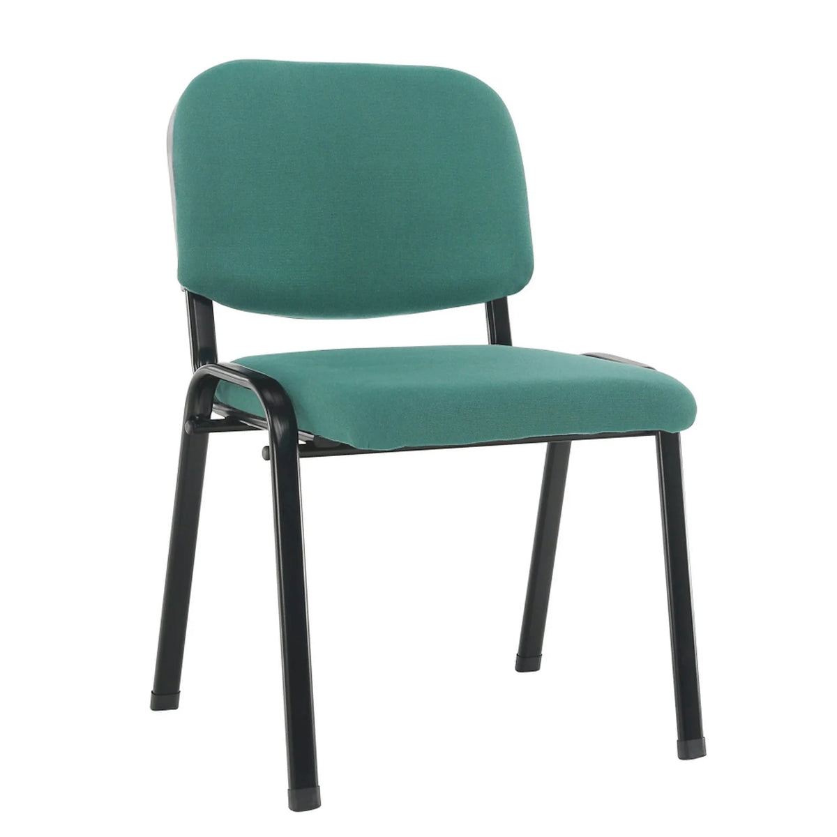 Scaun ISO 2, verde/negru, stofa, 53x55x82 cm