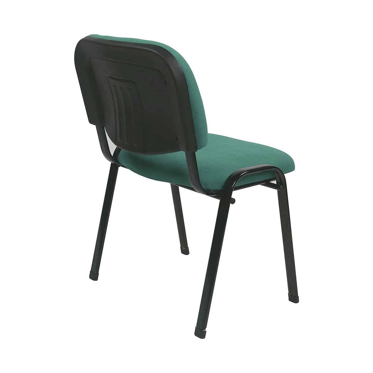 Scaun ISO 2, verde/negru, stofa, 53x55x82 cm
