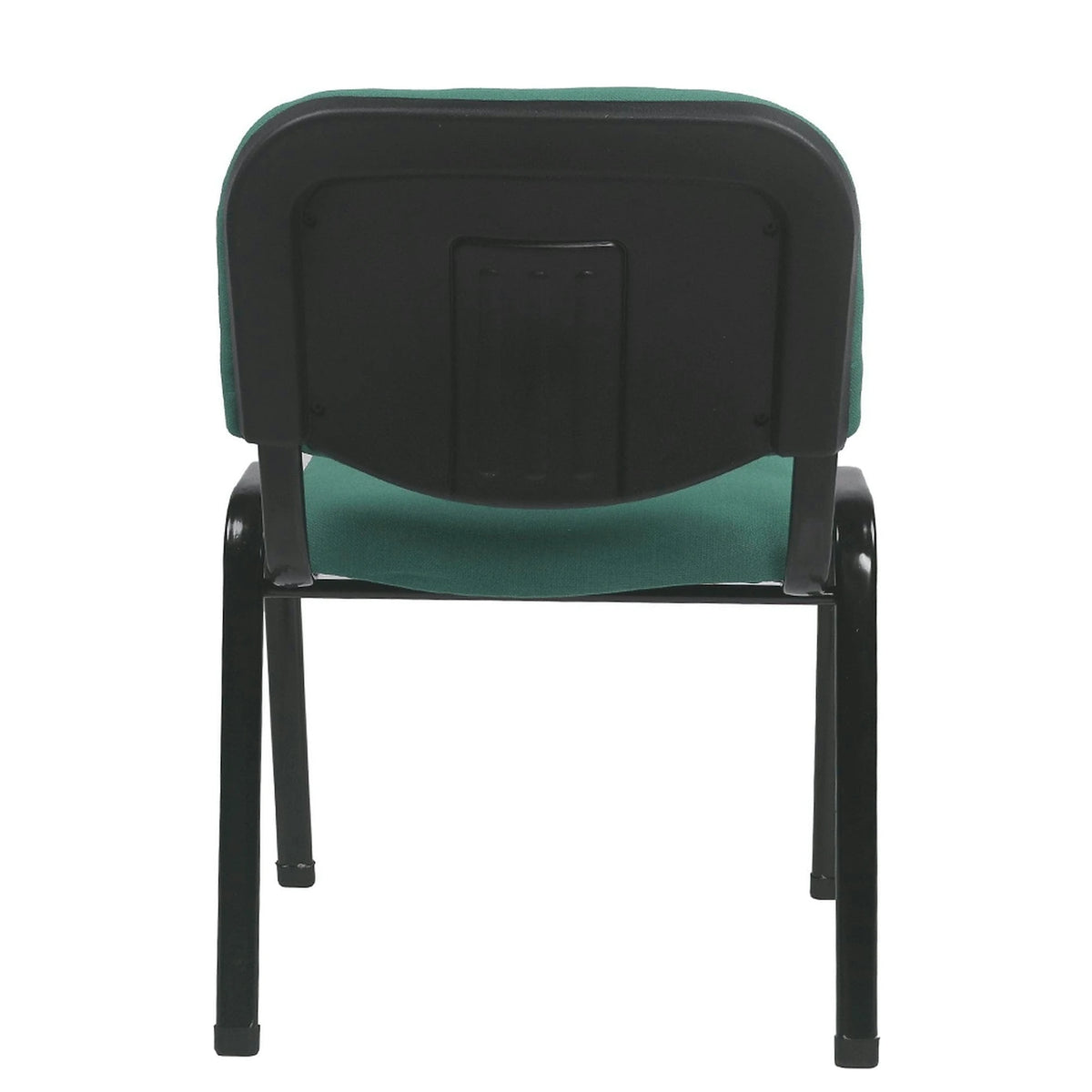 Scaun ISO 2, verde/negru, stofa, 53x55x82 cm