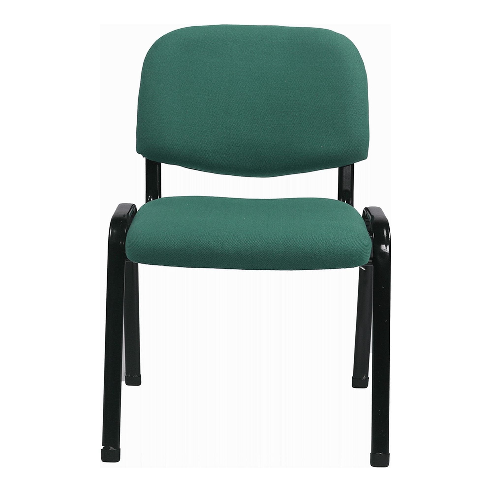 Scaun ISO 2 NEW, verde/negru, stofa, 53x55x82 cm