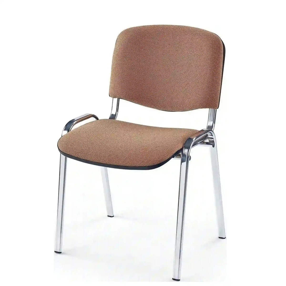 Scaun ISO C, bej, stofa clasic/metal, 53x55x82 cm