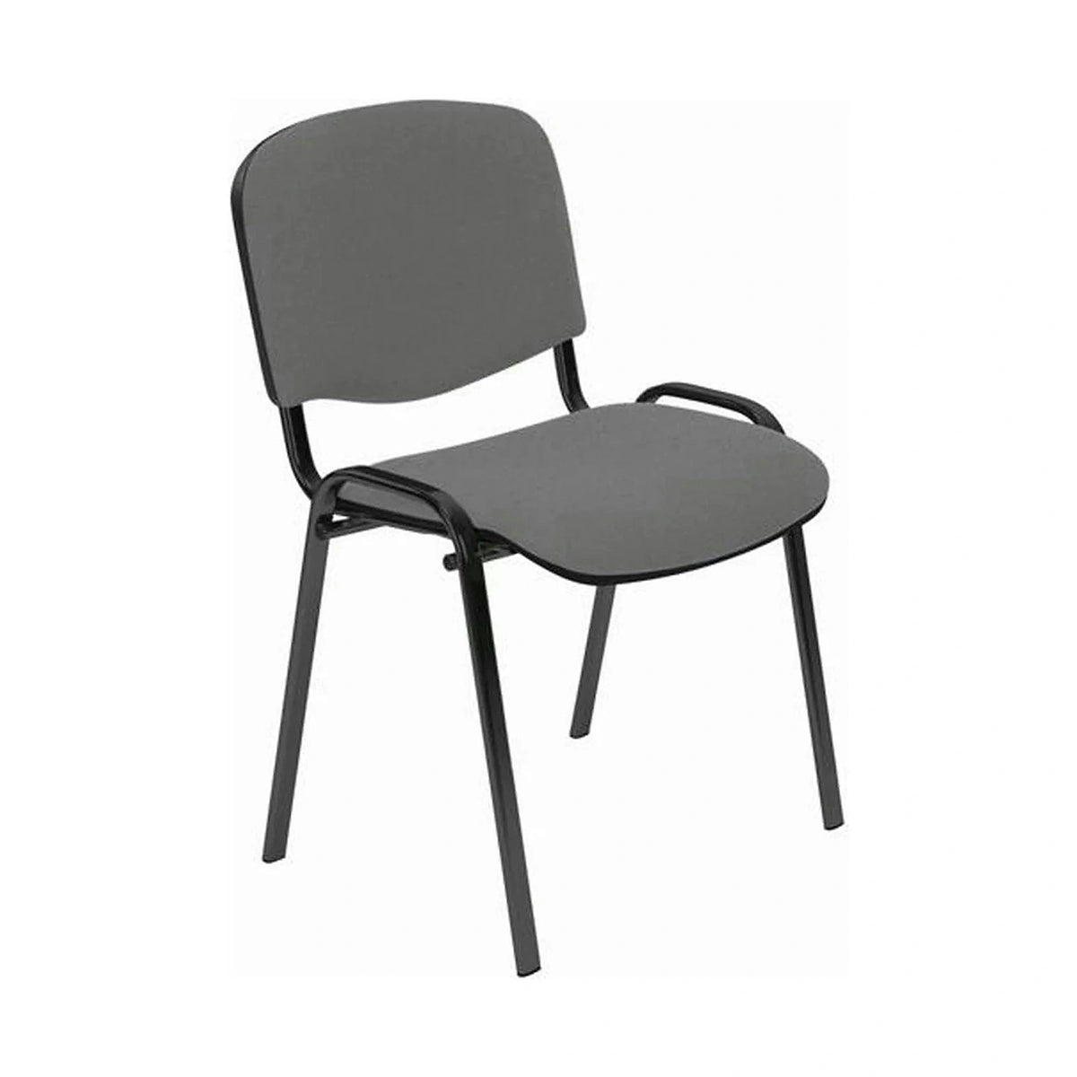 Scaun ISO, gri/negru, stofa, 53x55x82 cm