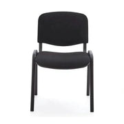 Scaun ISO, negru, stofa, 53x55x82 cm