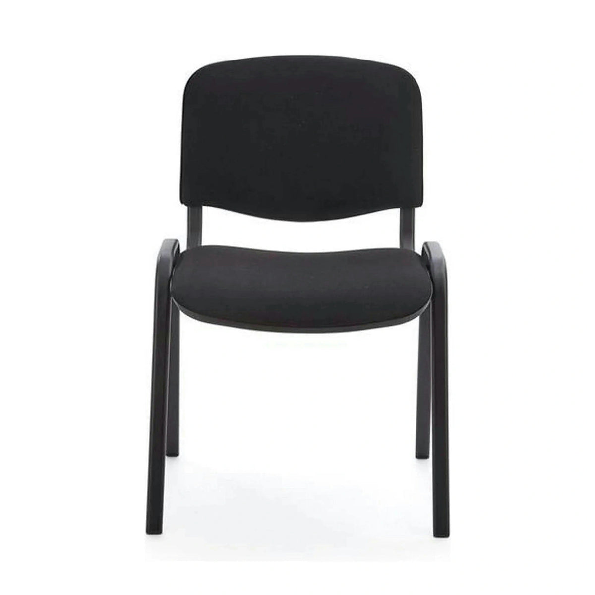 Scaun ISO, negru, stofa, 53x55x82 cm