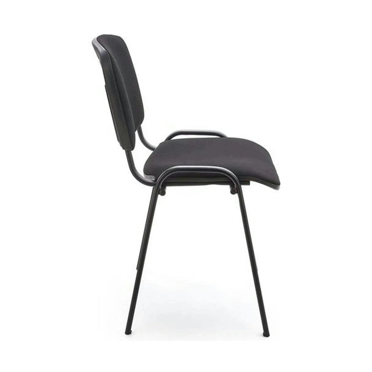Scaun ISO, negru, stofa, 53x55x82 cm