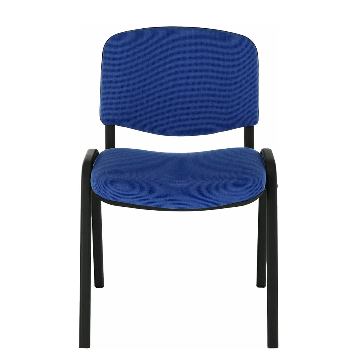 Scaun ISO NEW, albastru/negru, stofa clasica/metal, 53x58x83 cm