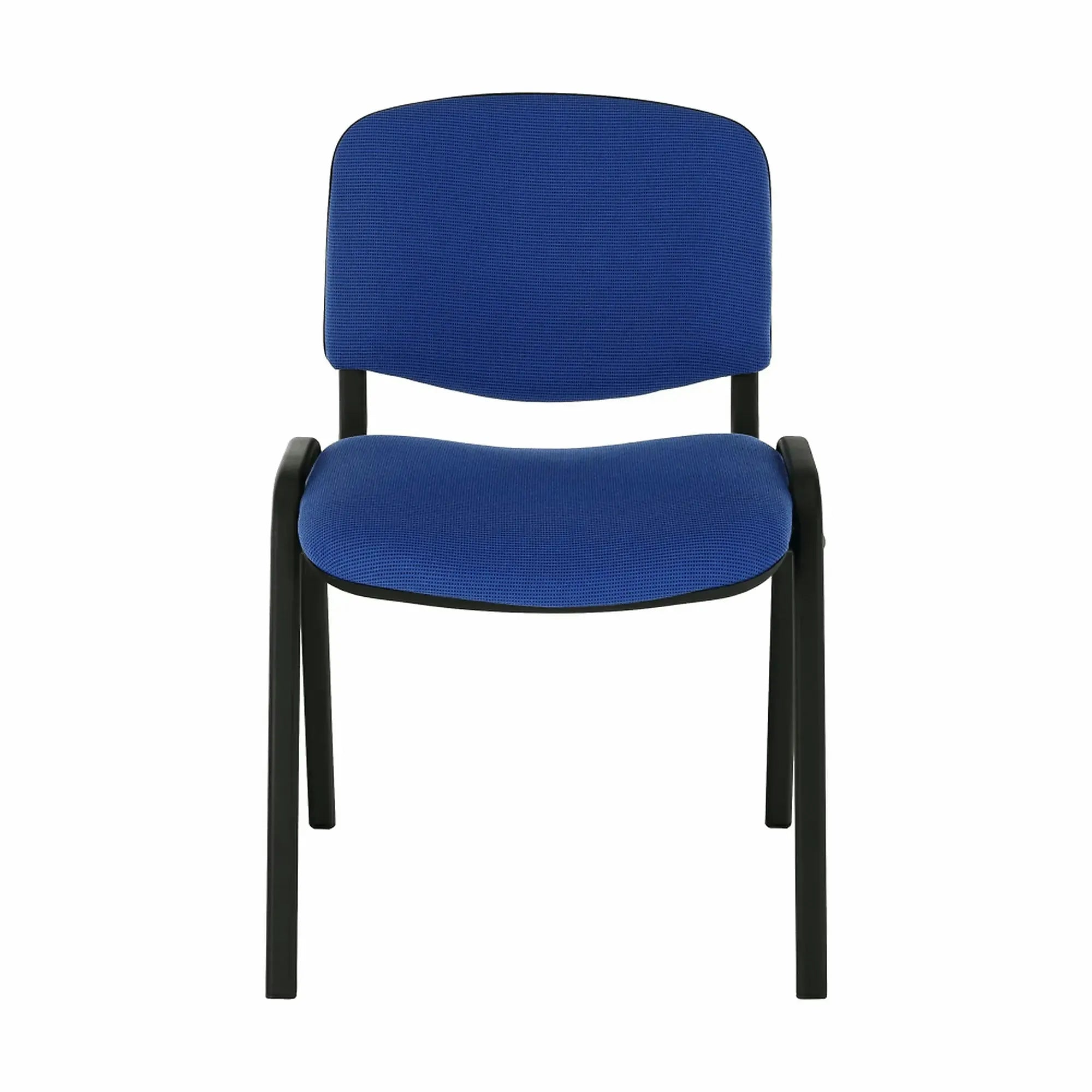 Scaun ISO NEW, albastru/negru, stofa clasica/metal, 53x58x83 cm