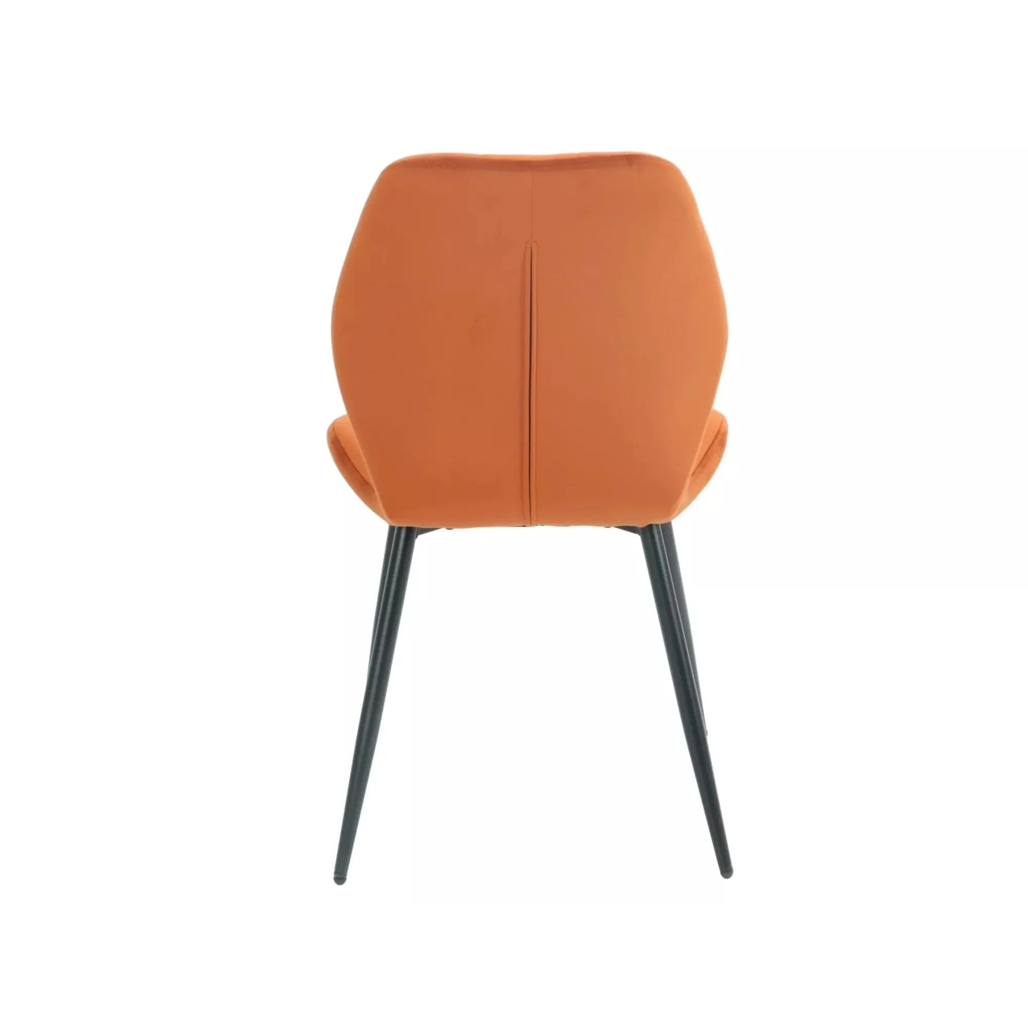 Scaun JAKE, scortisoara - Bluvel 4215/negru, stofa catifelata/metal, 48x56x86 cm