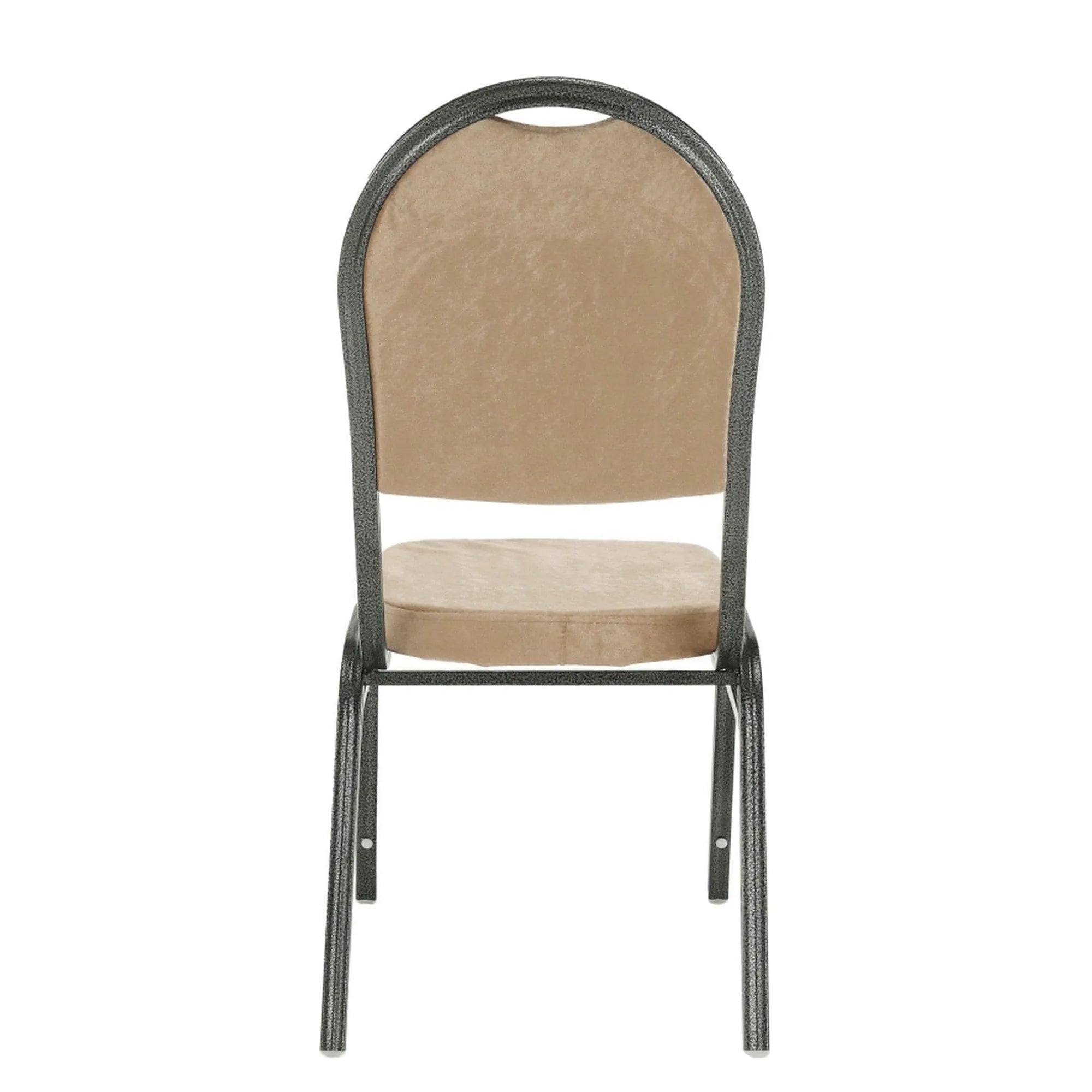 Scaun JEFF 2 NEW, stofa/metal, bej, 44x50x91 cm