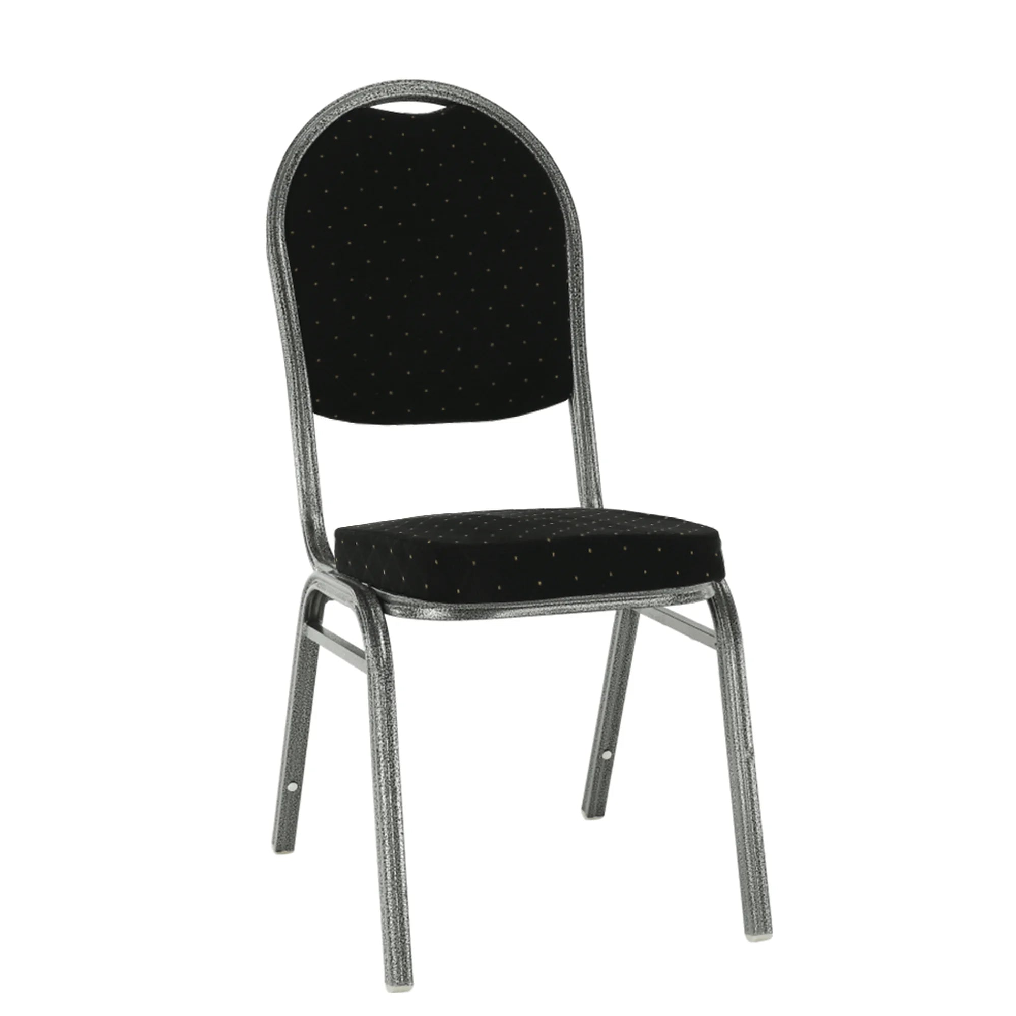 Scaun JEFF 3 NEW, negru/gri, tesatura/metal, 46x57x93 cm