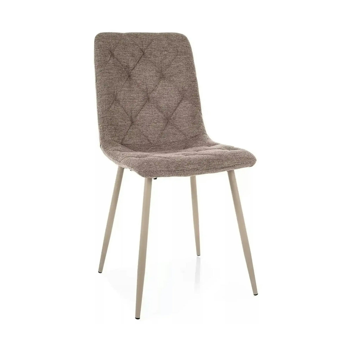 Scaun JERRY, bej/cașmir, stofă/metal, 45x39x91 cm