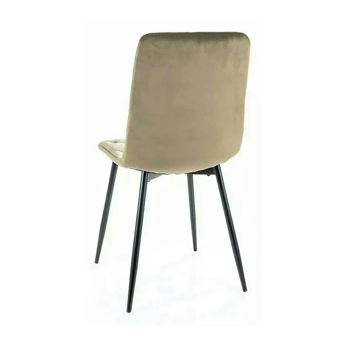 Scaun JERRY, bej/negru, stofa clasica/metal, 45x39x91 cm