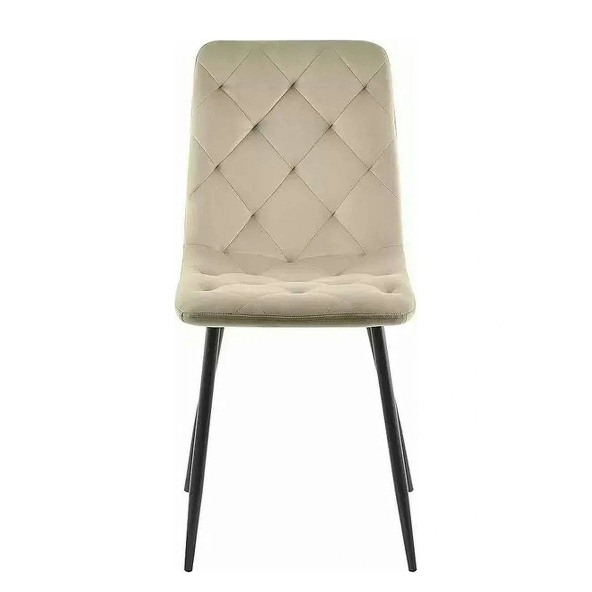 Scaun JERRY, bej/negru, stofa clasica/metal, 45x39x91 cm