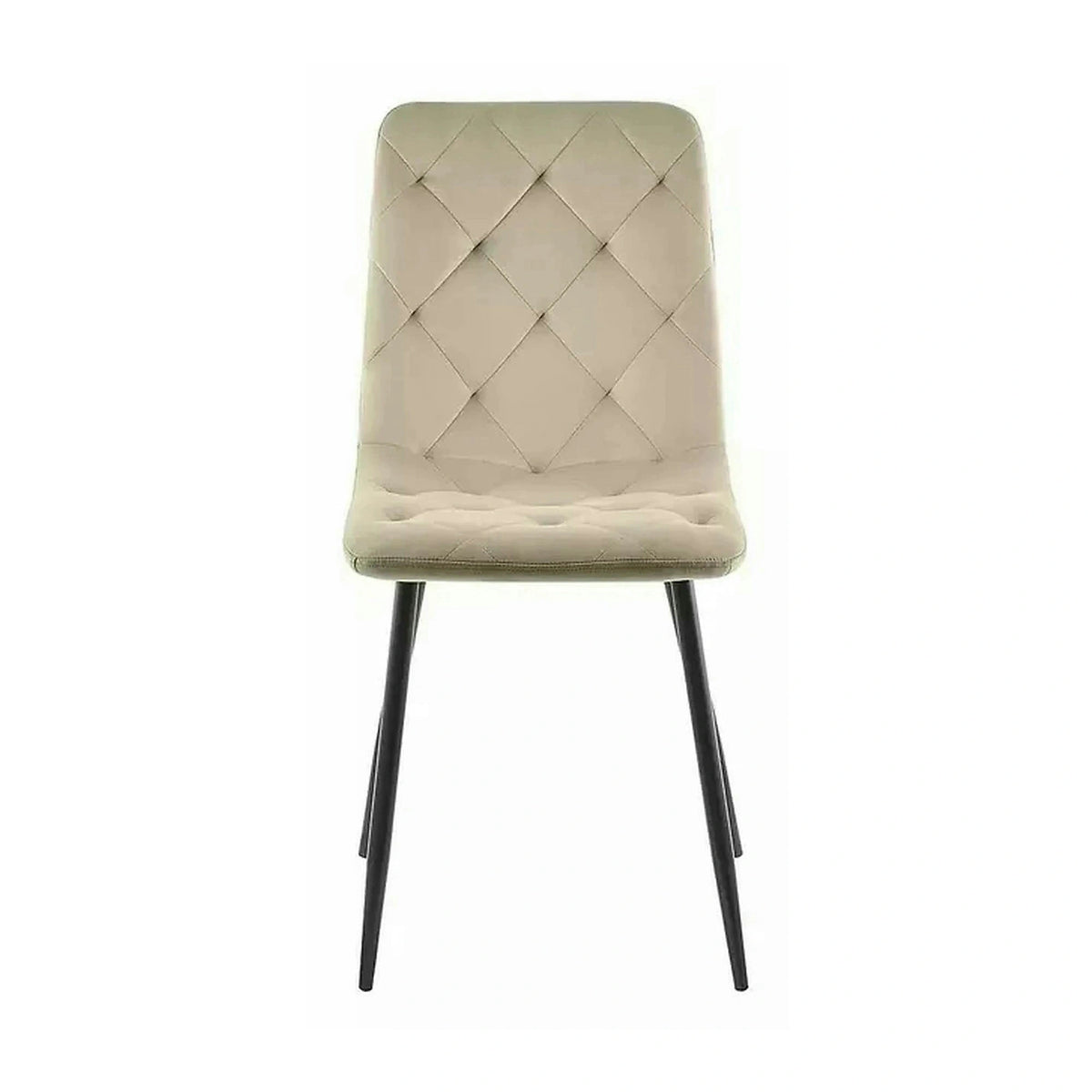 Scaun JERRY, bej/negru, stofa clasica/metal, 45x39x91 cm