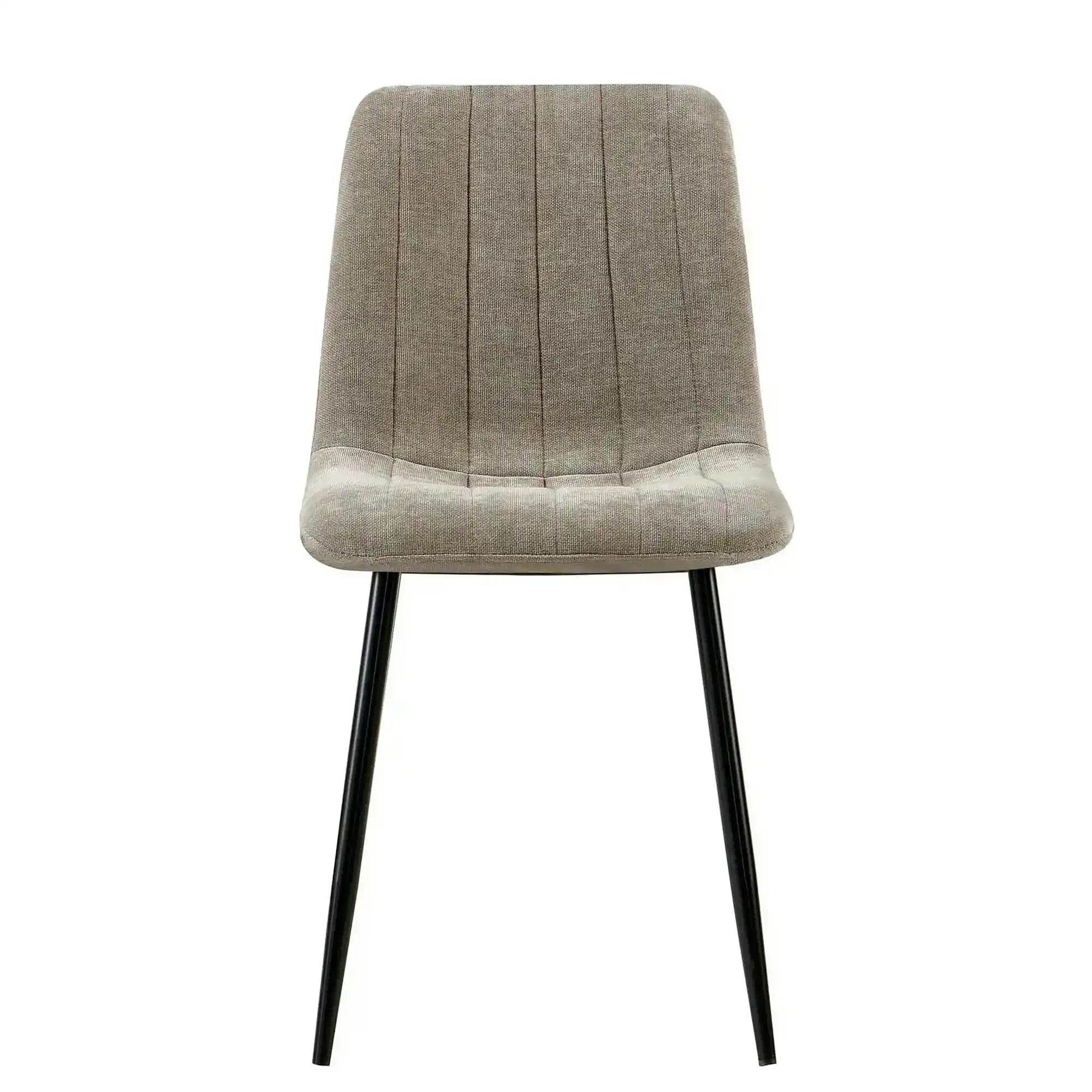 Scaun JET, grej/negru, stofa clasica/metal, 44x54x88 cm