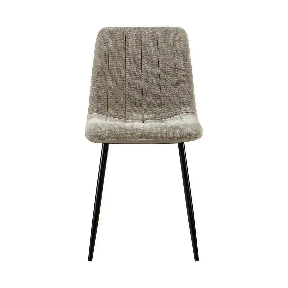 Scaun JET, grej/negru, stofa clasica/metal, 44x54x88 cm