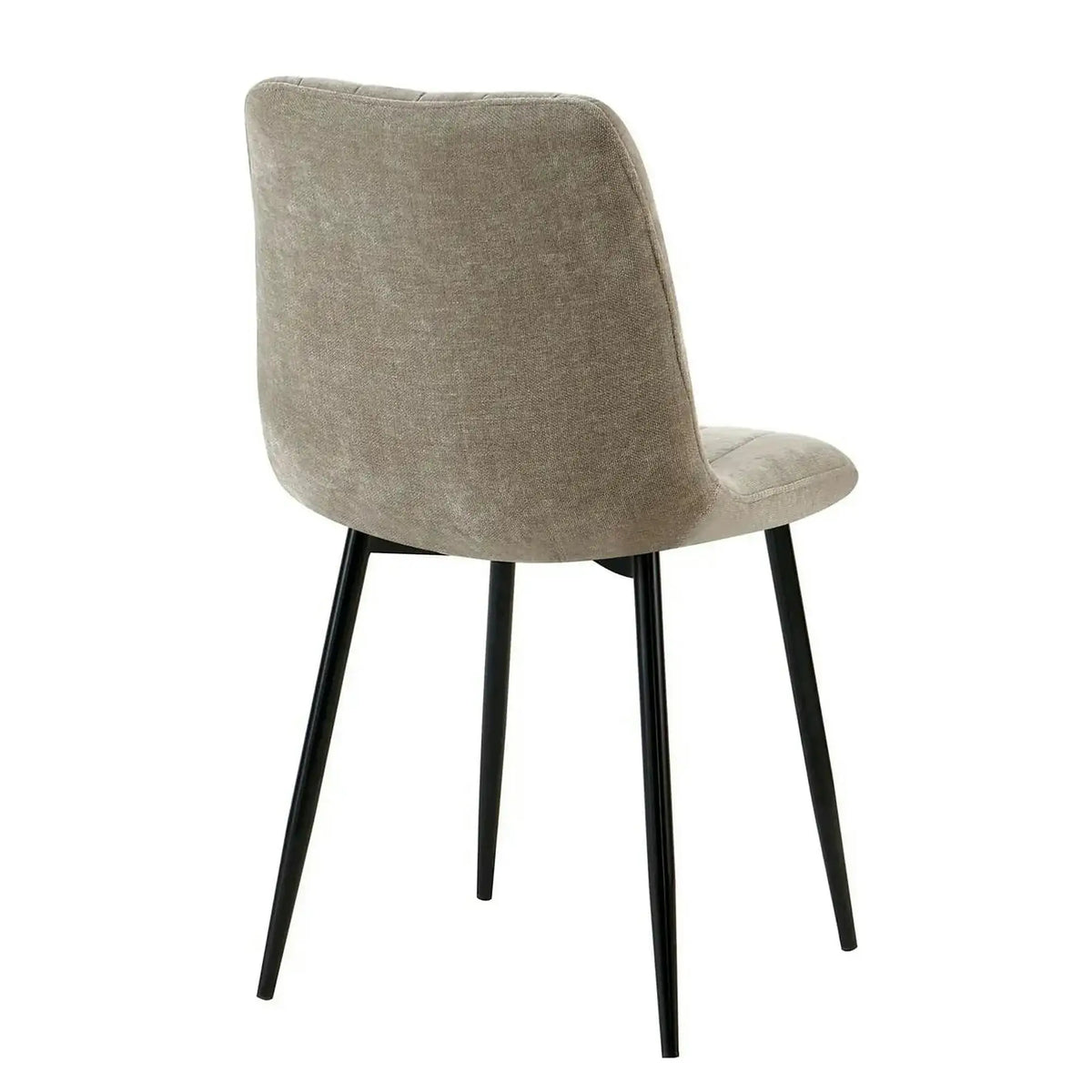 Scaun JET, grej/negru, stofa clasica/metal, 44x54x88 cm