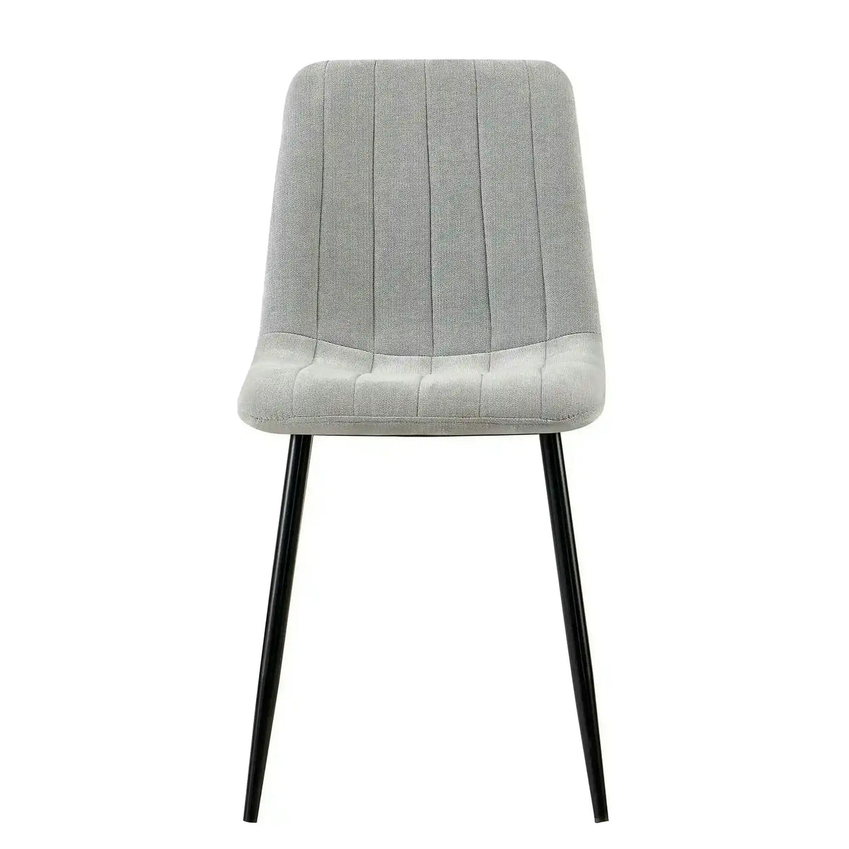 Scaun JET, gri deschis/negru, stofa clasica/metal, 44x54x88 cm