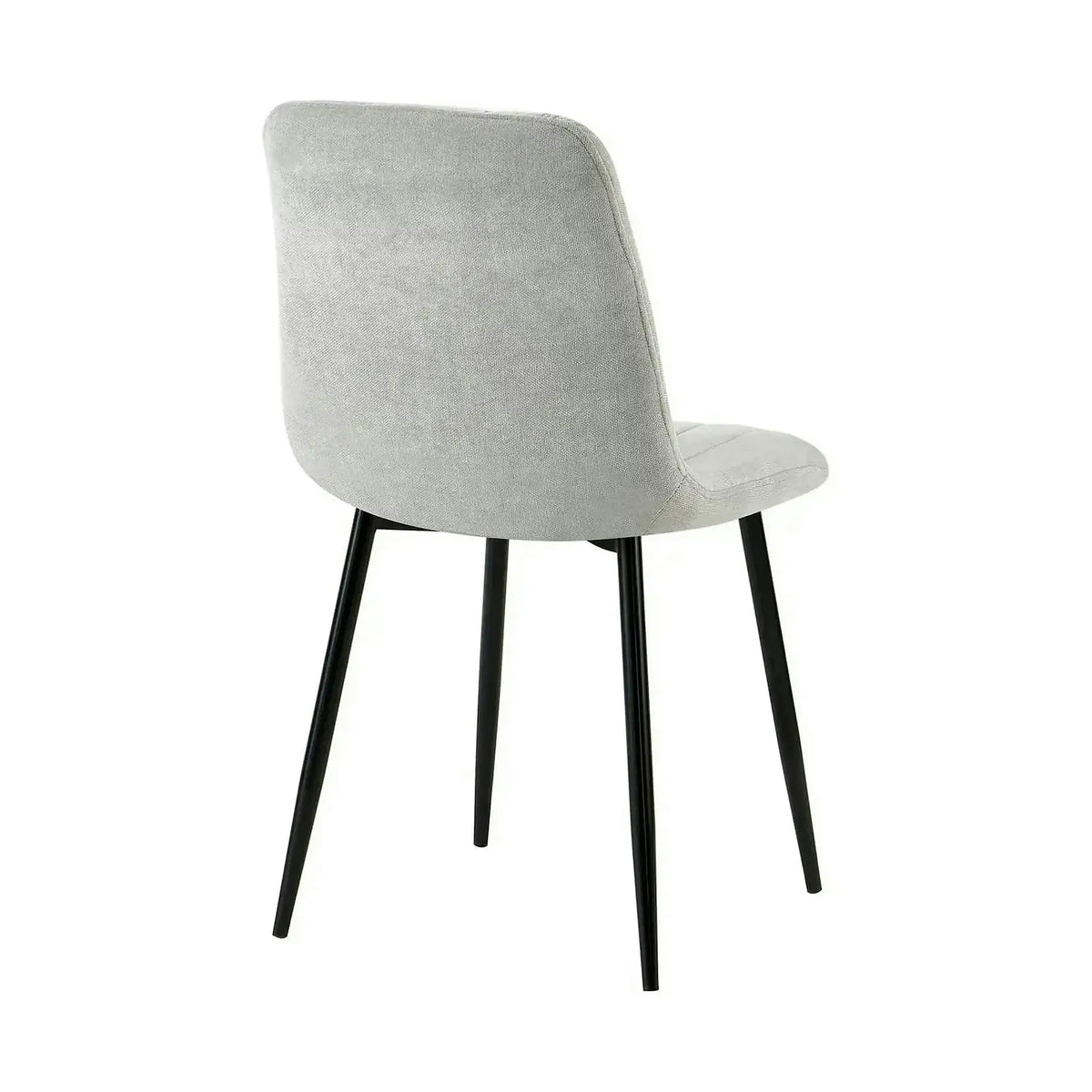 Scaun JET, gri deschis/negru, stofa clasica/metal, 44x54x88 cm