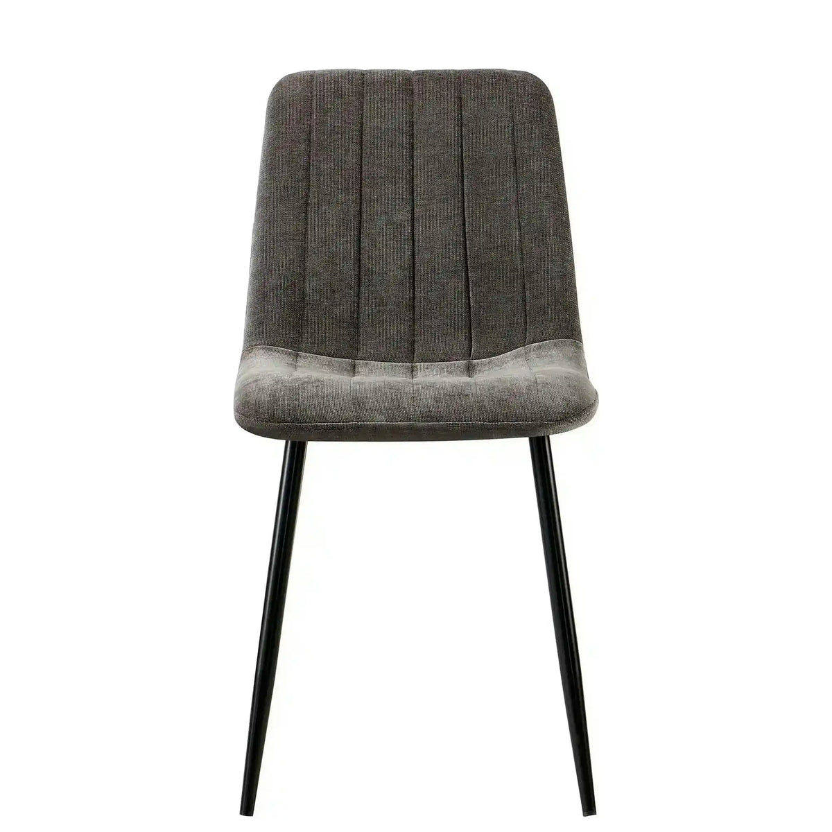 Scaun JET, gri inchis/negru, stofa clasica/metal, 44x54x88 cm