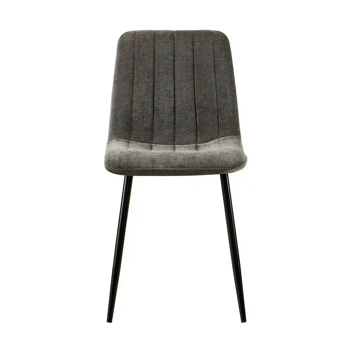 Scaun JET, gri inchis/negru, stofa clasica/metal, 44x54x88 cm
