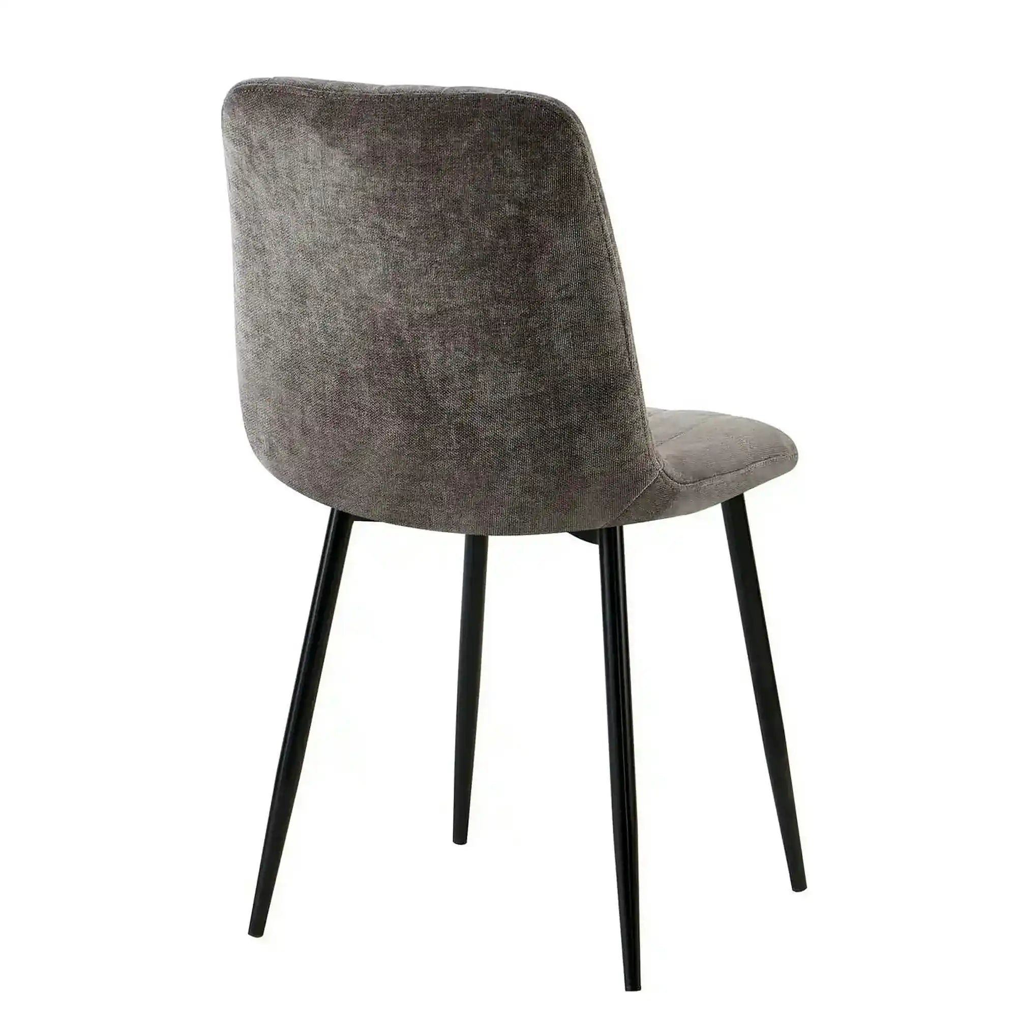 Scaun JET, gri inchis/negru, stofa clasica/metal, 44x54x88 cm