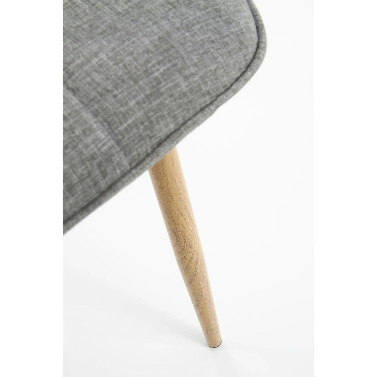 Scaun K316, gri/stejar, stofa clasica/metal, 44x56x87 cm