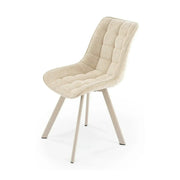 Scaun K332, bej/casmir, stofa/metal, 46x61x84 cm