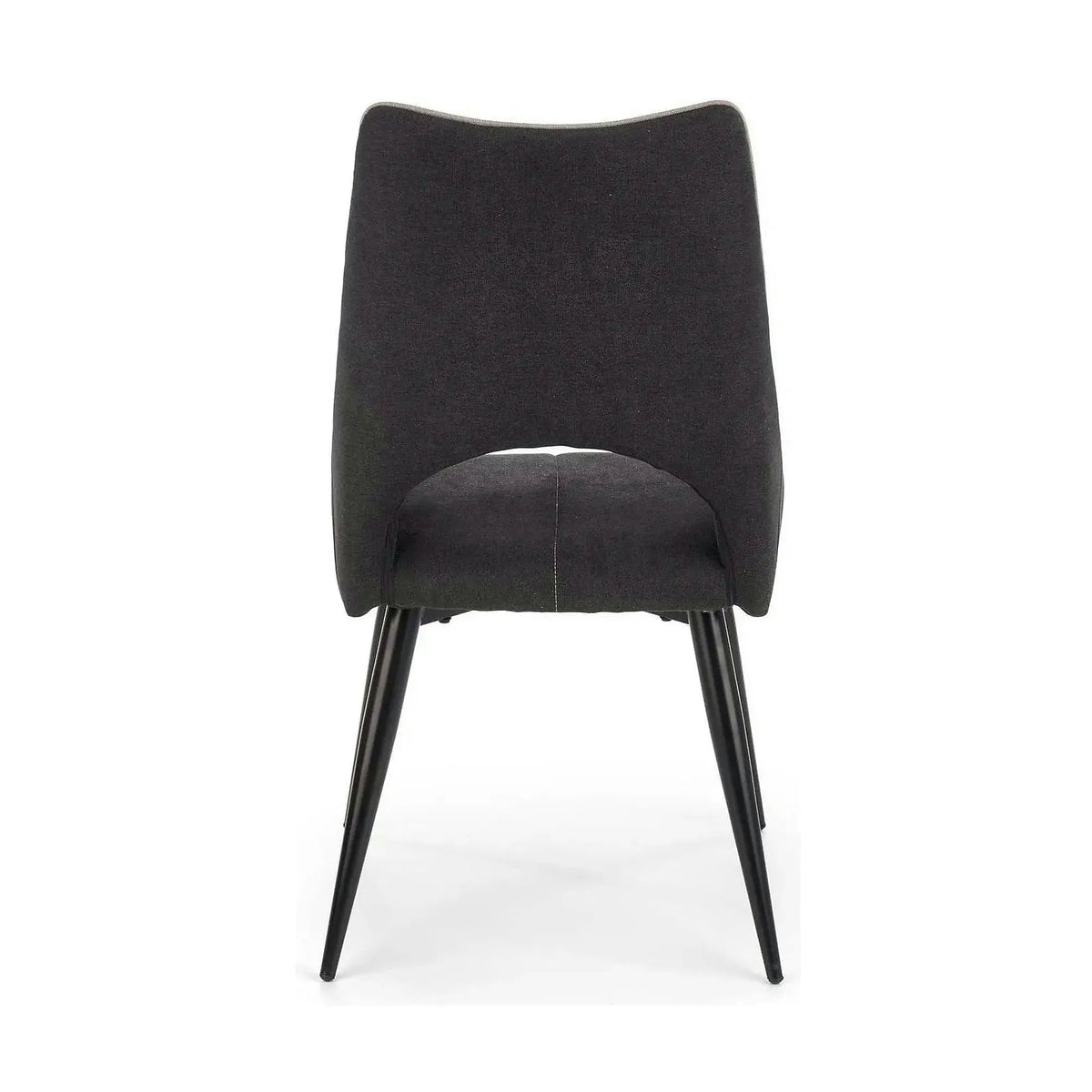 Scaun K369, gri inchis/negru, stofa clasica/otel, 48x58x92 cm