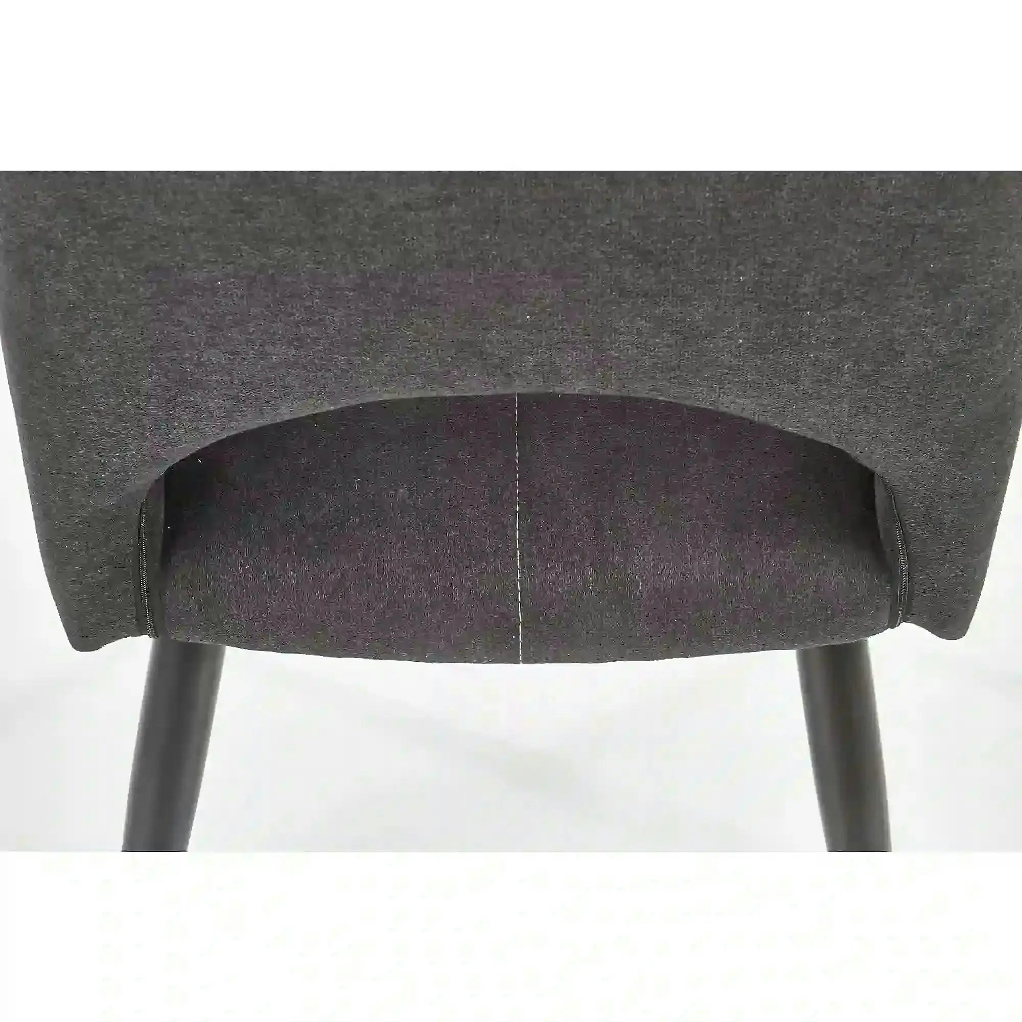 Scaun K369, gri inchis/negru, stofa clasica/otel, 48x58x92 cm