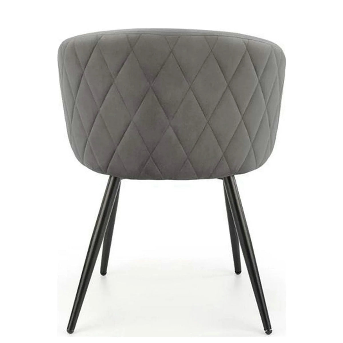 Scaun K430, gri, stofa/metal, 61x54x77 cm