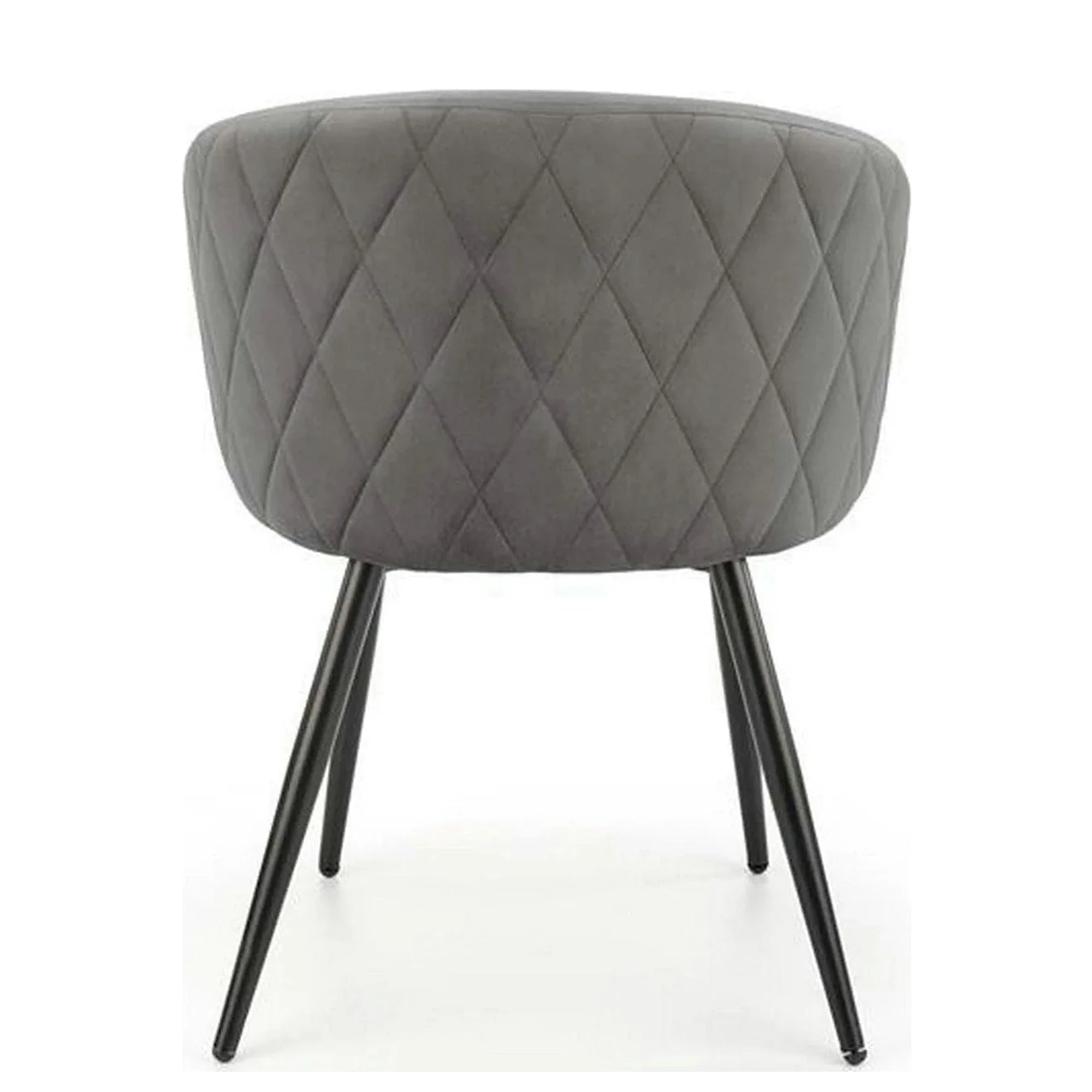 Scaun K430, gri, stofa/metal, 61x54x77 cm