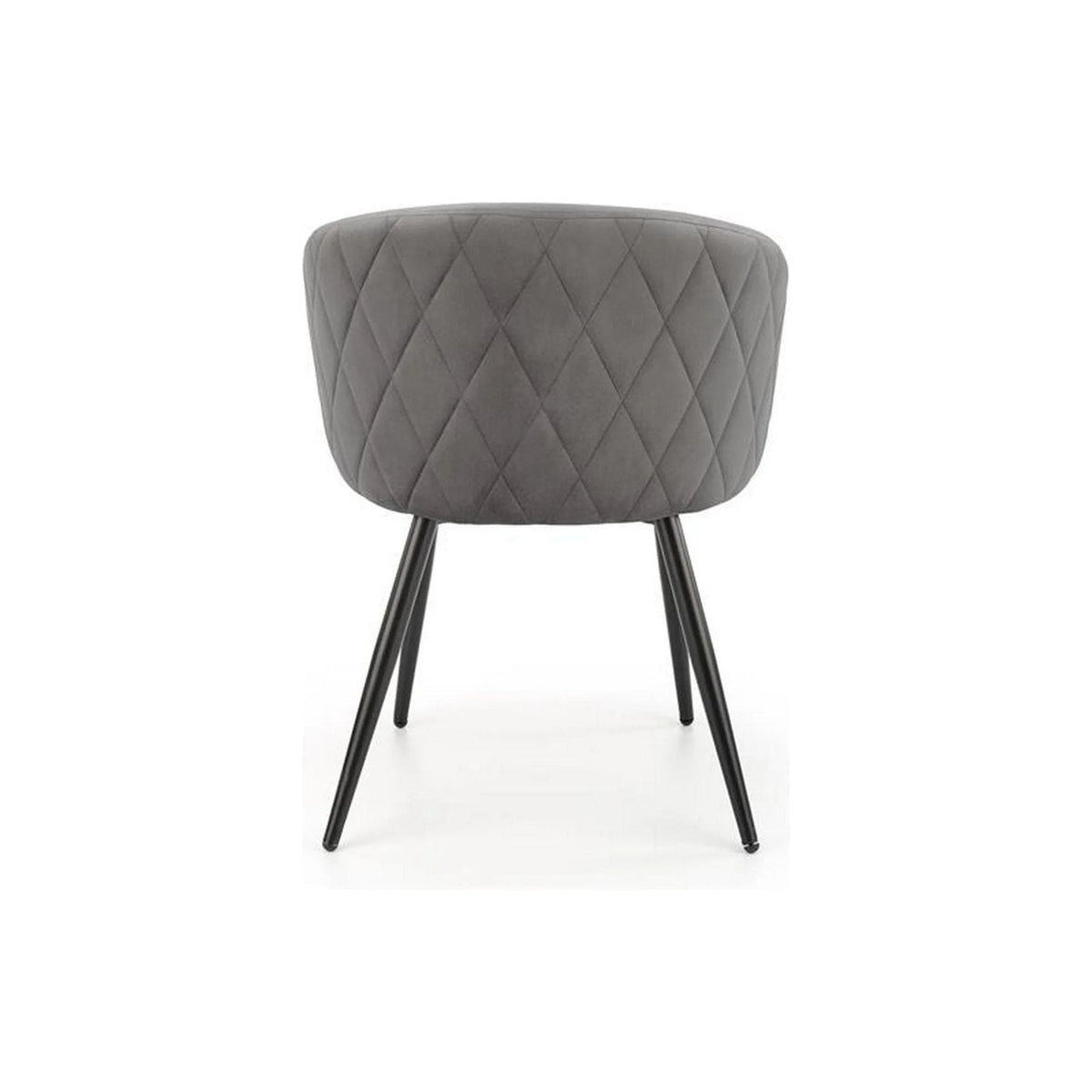 Scaun K430, gri, stofa/metal, 61x54x77 cm