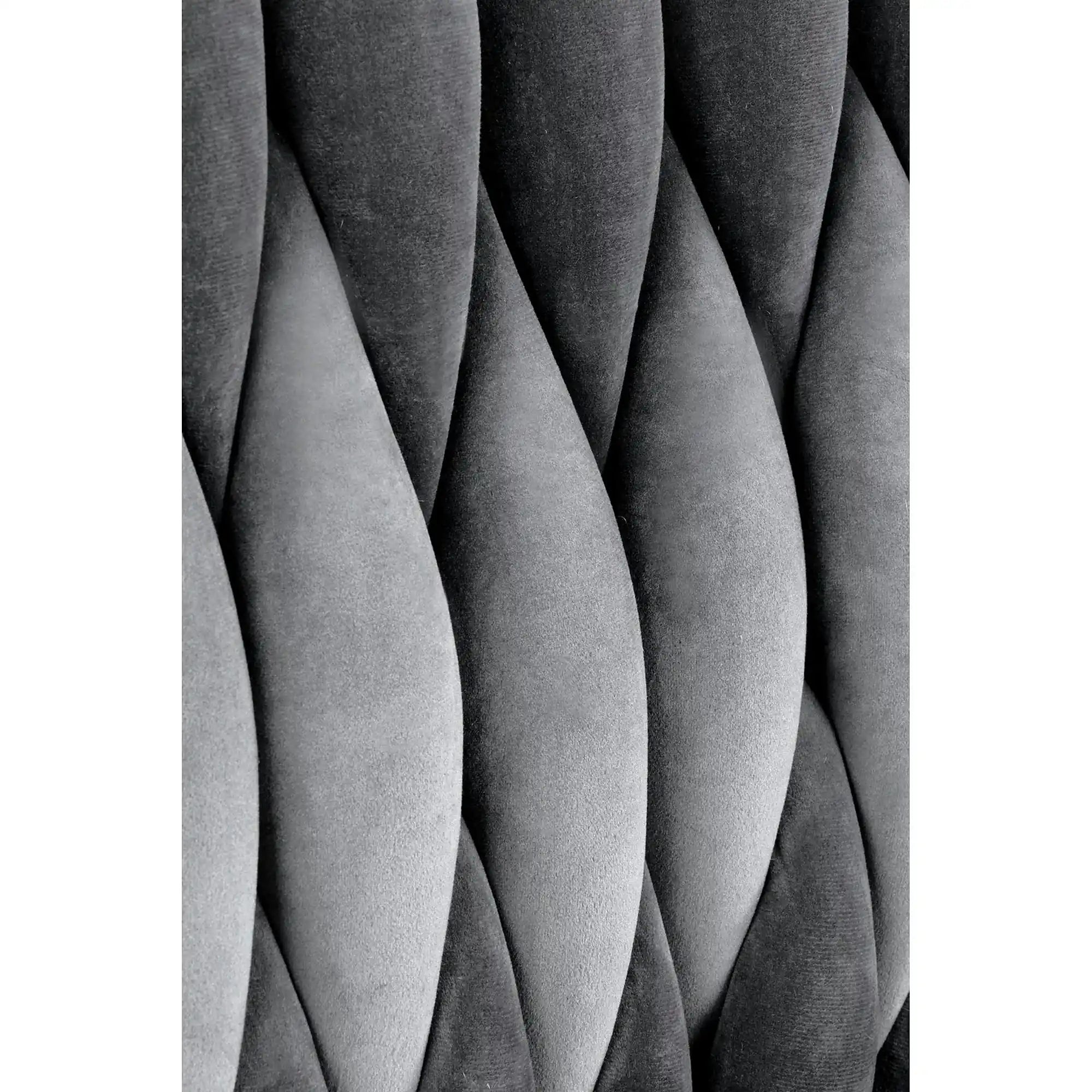 Scaun K436, gri/auriu, stofa catifelata/metal, 48x55x94 cm