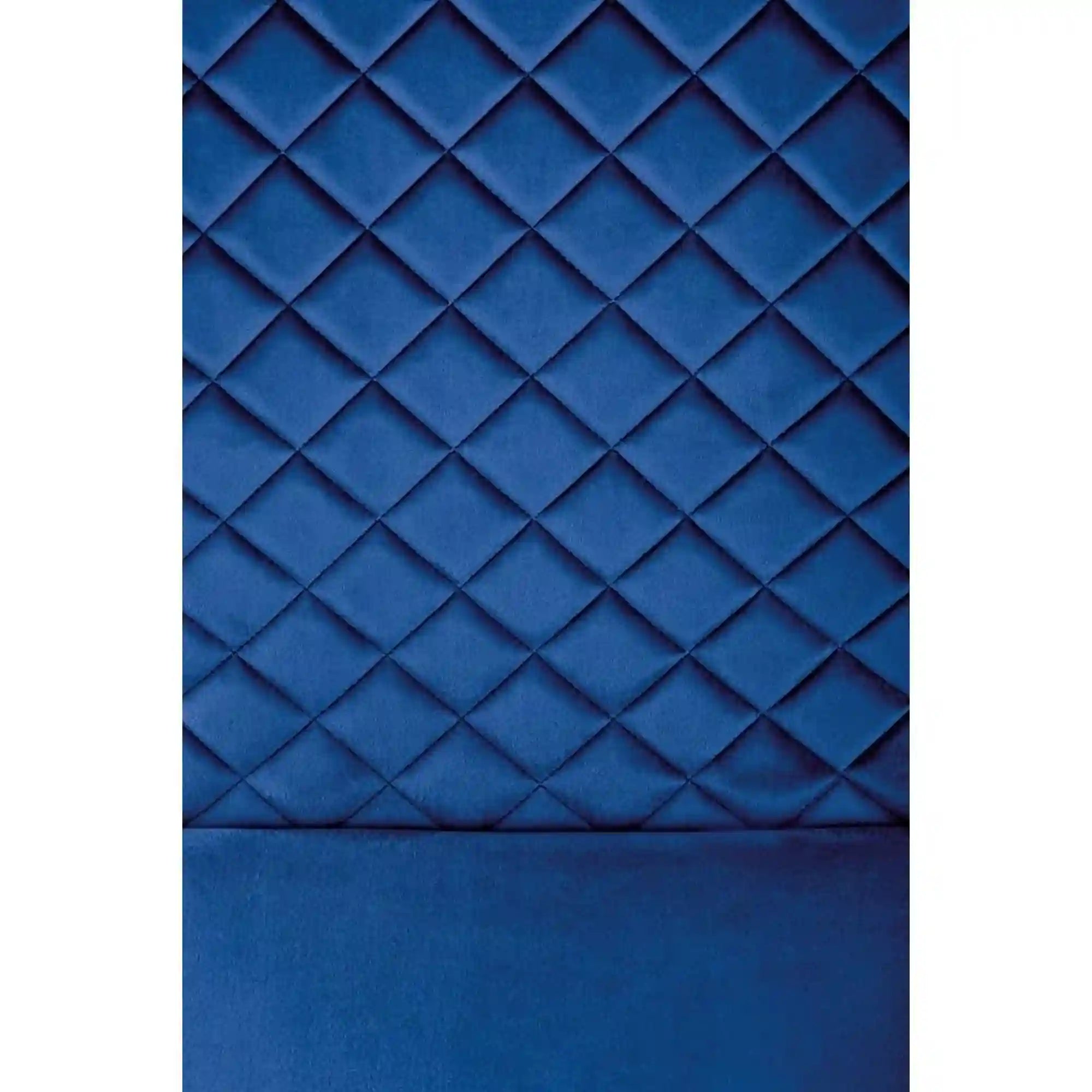 Scaun K442, albastru/negru, stofa catifelata/metal, 46x61x102 cm