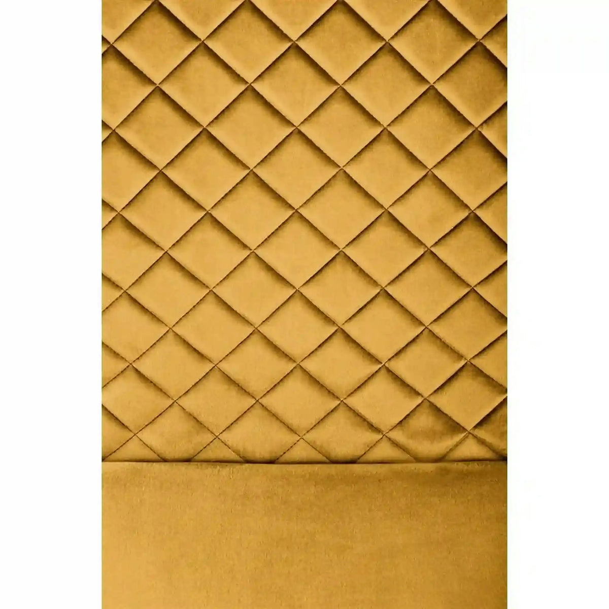 Scaun K442, galben mustar/negru, stofa catifelata/metal, 46x61x102 cm
